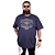 Camiseta Plus Size Motorcycle Brand Co - Marinho. - Imagem 1
