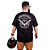 Camiseta Plus Size Motorcycle Parts and Service - Preta. - Imagem 1