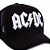 Boné Trucker Bordado ACDC Back In Black - Oficial - Imagem 3