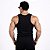 Regata Masculina Americana Canelada - Preta - Imagem 4