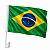 Bandeira do Brasil - Janela Automóvel - Imagem 1