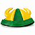 Chapéu Viking Torcedor do Brasil - Imagem 1