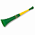 Corneta Vuvuzela do Brasil - Verde e Amarela - Imagem 1