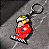 Chaveiro Ayrton Senna - Emborrachado - Imagem 1