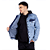 Jaqueta Jeans Masculina - Azul Denim Manchado - Imagem 3