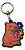 Chaveiro Capivara com Flores - Emborrachado - Imagem 4