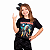 Camiseta Teen Iron Maiden Axe Eddie Preta - Oficial - Imagem 4