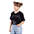 Camiseta Teen Metallica Black Álbum Preta - Oficial - Imagem 1