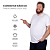 Camiseta Plus Size Básica Branca. - Imagem 2