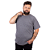Camiseta Plus Size Premium Grafite. - Imagem 1