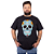 Camiseta Plus Size Caveira Mexicana Preta Jaguar. - Imagem 1