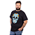 Camiseta Plus Size Caveira Mexicana Preta Jaguar. - Imagem 3