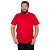 Camiseta Plus Size Básica Vermelha. - Imagem 1