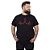 Camiseta Plus Size Guitarra Batidas Preta. - Imagem 1