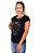 Blusa Feminina Caveira Gold Preta - Imagem 1