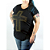 Blusa Feminina Cruz Preta - Imagem 1