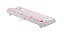 Teclado Gamer Mecânico Redragon Kumara Branco, LED Vermelho, Switch Red - Imagem 4