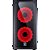 Gabinete Gamer PCYES Venus C/ 2 Fans, Mid Tower, Lateral de Acrílico, Preto e Vermelho - Imagem 2