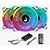 Kit Cooler Rise Energy, 3 fans, RGB, 120mm - Imagem 1