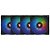 Kit Cooler Satellite RGB-31K, 4 fans, RGB, 120mm - Imagem 1
