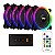 Kit Cooler Aigo Darkflash Dr12 Pro, 5 fans, RGB, 120mm - Imagem 1