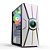 Gabinete Draxen Wahid, Mid Tower, Lateral de Vidro, Fita ARGB, Branco - Imagem 1