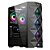 Gabinete Draxen Ithnan, Mid Tower, Lateral de Vidro, Fita ARGB, Preto - Imagem 1