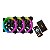 Kit Cooler Aigo Darkflash CF11 Pro, 3 fans, RGB, 120mm - Imagem 1