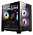 Gabinete Gamer Kmex SpaceY Cg-413A, Frontal E Lateral Em Vidro, Preto - Imagem 1
