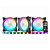 Kit Cooler ARGB Kmex Gaming AADA, 3 fans e Fita de Led, 120mm - Imagem 1