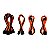 Kit Cabo Sleeved Gaming Preto/Laranja (8p + 2x6+2p + 24p) - Imagem 1