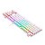 Teclado Gamer Mecânico Redragon APS TKL Branco, Teclas Slims, RGB, Switch Blue - Imagem 2