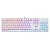 Teclado Gamer Mecânico Redragon Mitra Branco, RGB, Swich Brown, ABNT2 - Imagem 1