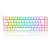Teclado Gamer Mecânico Redragon Castor Branco, RGB, Switch Red - Imagem 1