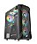Gabinete Xtrike C/ 3 Fans, Mid Tower, Lateral de acrílico, Preto - Imagem 1