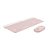 Kit Teclado + Mouse Logitech MK470 Slim Combo Wireless ABNT2, Rose - Imagem 2