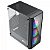 Gabinete Gamer Fúria C/ 3 Fans, Mid-Tower, Lateral Vidro, Preto - Imagem 2