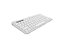 Teclado Sem Fio Bluetooth Logitech - Pebble Keys 2, K380S, Branco - Imagem 1