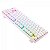 Teclado Gamer Mecânico Redragon Kumara Pro Wireless, Bluetooth, Bateria Recarregável, RGB, Switch Blue, Branco - Imagem 2