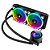 Water Cooler Rise Mode Black, ARGB, 240mm, AMD e Intel, Preto - Imagem 1