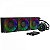 Water Cooler Chione P3 360mm, 3x 120mm, Preto, Display LCD, ARGB - Imagem 1
