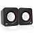 Caixa de Som C3 Tech Speaker 2.0 SP-301, 3W RMS, Preta - Imagem 1