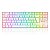 Teclado Gamer Mecânico Redragon Kumara, branco, RGB, Switch Dust-Proof Brown - Imagem 1