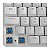 Teclado Gamer Mecânico Sherman Mini 60%, RBW, Switch Blue, Branco - Imagem 2