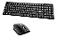 Kit Teclado + Mouse Multi sem fio CS300 - TC251, Preto, ABNT2 - Imagem 1