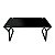 Mesa Gamer Zinnia A140, Vidro Temperado, 140cm, Preto - Imagem 1