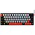 Teclado Gamer Mecânico PCYes Kuromori 60%, Led Rainbow, Switch Red, ABTN2 - Imagem 1