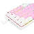 Teclado Gamer Mecânico Wireless Redragon Dragonic Pro, Rosa, RGB, Switch Brown - Imagem 3