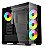 Gabinete Gamer Hilevel LV510, Mid-Tower, Com 4 Fans ARGB, Lateral de Vidro, preto - Imagem 1
