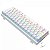 Teclado Gamer Mecânico Wireless T-Dagger Arena Pro, Bluetooth, Rainbow, Switch Brown, Branco - Imagem 2